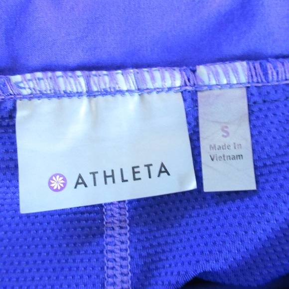 Athleta Vibrant Blue Pleated Skort - Picture 6 of 6